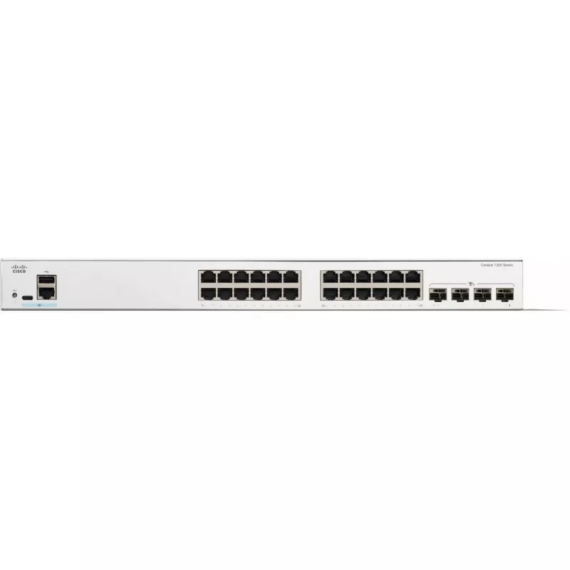Managed Switch Cisco Catalyst 1200-24T-4X 24 portov GE 4x10GE SFP+