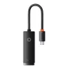 Sieťový adaptér Baseus Lite Series USB-C na RJ45 (čierny)