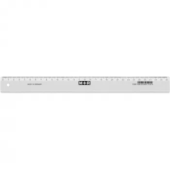 Möbius Ruppert 1130 - 0000 - pravítko na stôl - polystyrén - transparentné - cm - Nemecko - 30 cm