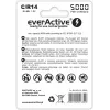 Nabíjacia NiMH valcová batéria everActive EVHRL14-5000, 1,2 V, 2 ks, výška 51,5 mm