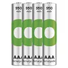 Batérie R03/AAA NI-MH 950mAh blister 4 ks