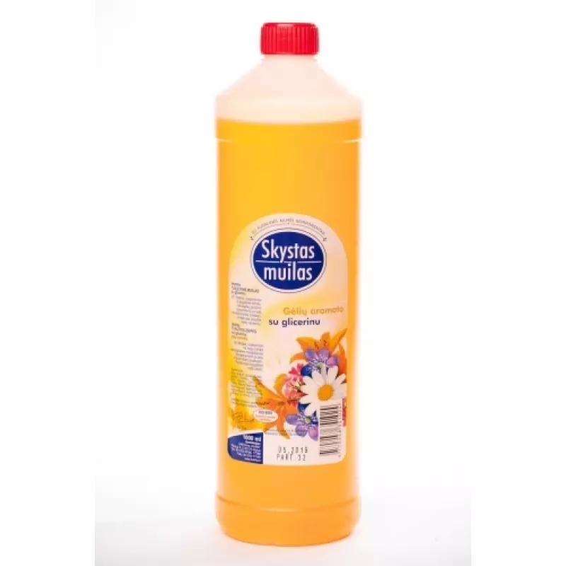Tekuté mydlo, s glycerínom, kvetinová vôňa, 1 l