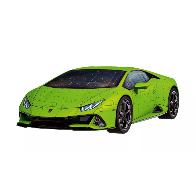 Puzzle 3D 158 dielov Lamborghini Huracan EVO zelené
