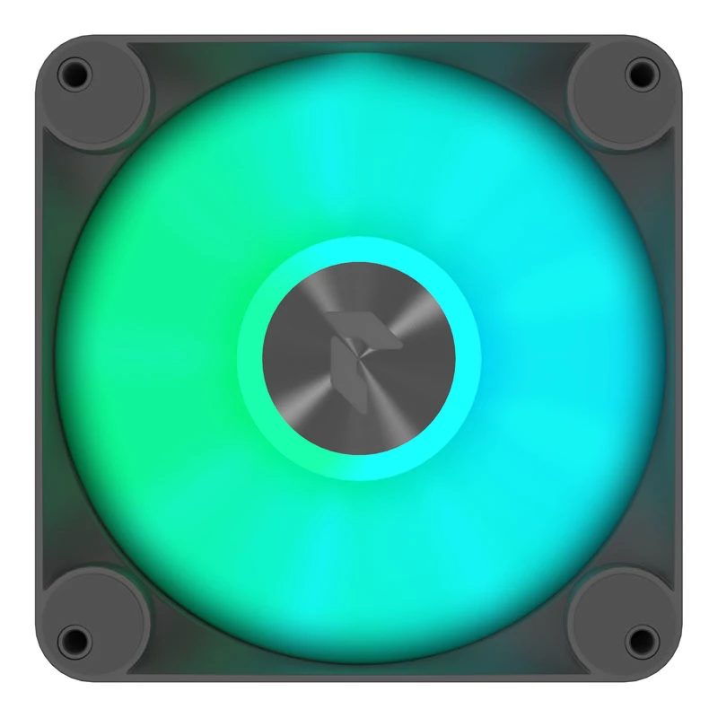 APNX FP1-120 BK 120 mm ARGB PWM ventilátor do skrine - čierna