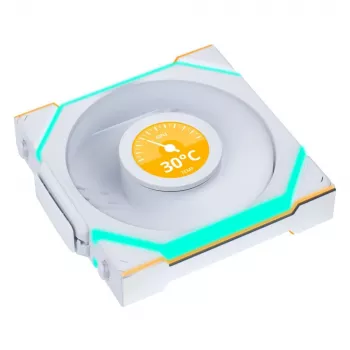 Ventilátor do skrine Lian Li Uni Fan SL-INF 120 mm biely, 2100 ot/min, 2,66 mmH2O, FDB, 12 V (3 ks)