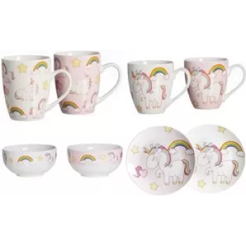 Sada porcelánových hrnčekov 6 ks, ritzenhoff & breker Einhorn, 0,35 l, vhodné do umývačky