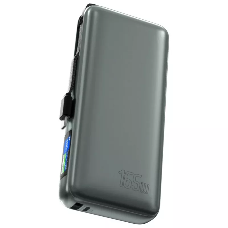 Powerbank 4smarts 541603 — Li‑Ion 20000 mAh, USB‑C + USB‑A, 165W celkový výkon, 5A, sivá