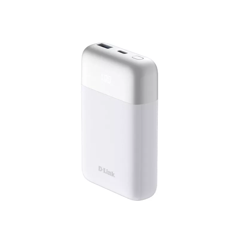 D-Link 10000mAh powerbanka, 10000 mAh, biela