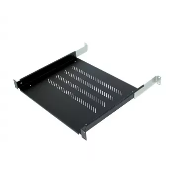 19-palcová rack polica Triton RAB-UP-350-A4 1U 350mm plast čierna