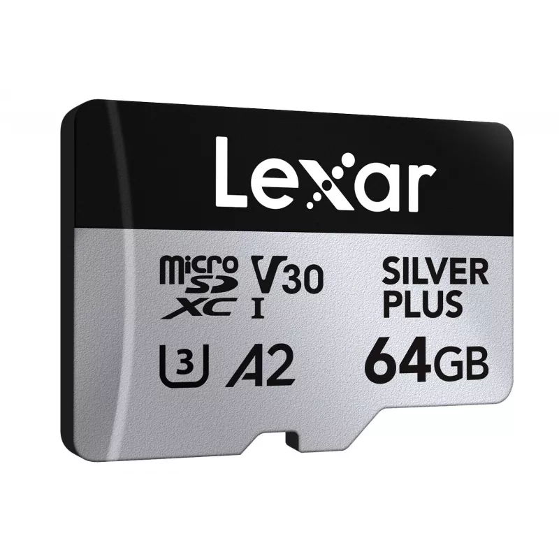 MicroSD karta Lexar 64 GB UHS-I trieda 3 SILVER PLUS