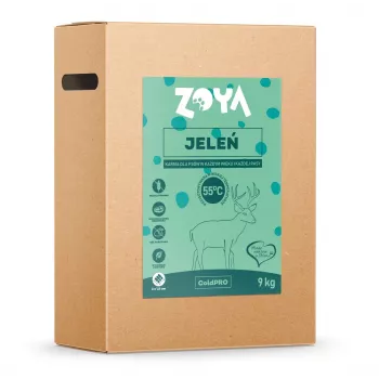Suché krmivo pre psov ZOYA ColdPRO jeleň 9 kg — udržiavacie pre dospelé psy, monoprotein jeleň, 26 % bielkovín, 9,5 % tuku