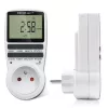 Elektronický časovač QOLTEC PC0628 s LCD displejom, 24-hodinové odpočítavanie