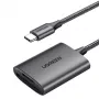 Čítačka kariet UGREEN CM401 USB-C 5 Gb/s, hliníkové puzdro, MMCmicro, USB 3.2 Gen 1 Type-C