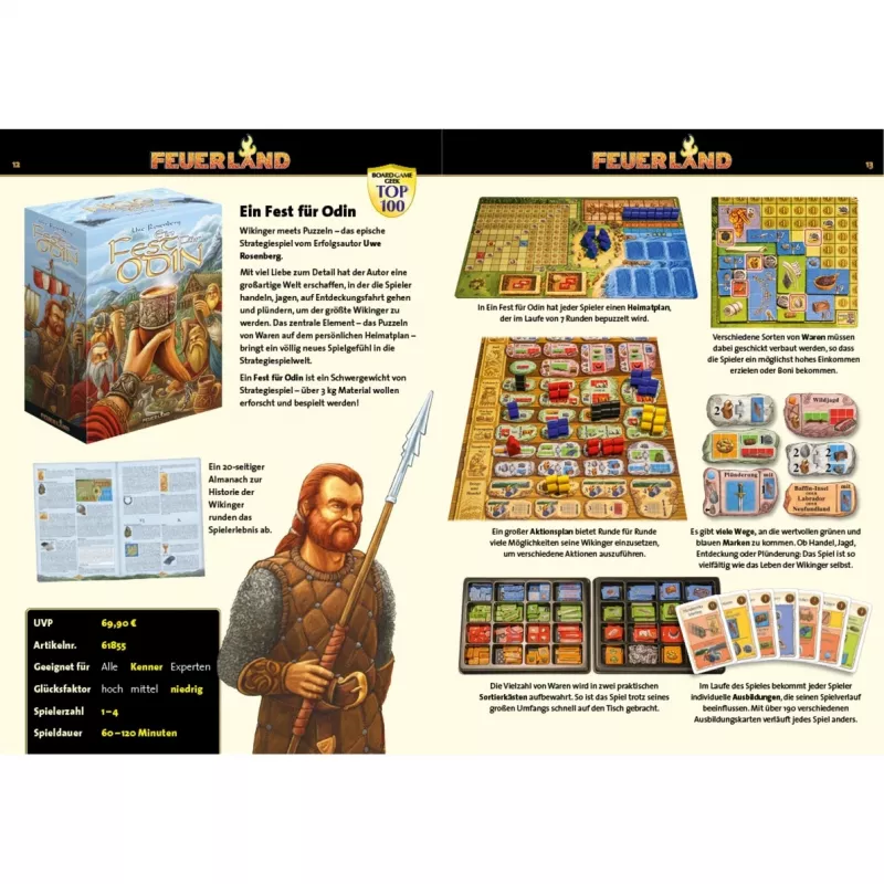 Feuerland 61855 spoločenská hra strategická