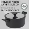 Hrniec na mäso Russell Hobbs RH01863EU7 20 cm Crystaltech riad z nehrdzavejúcej ocele sklenené viečko