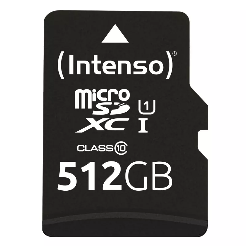 Flash pamäť Intenso 512GB UHS-I microSD CL10