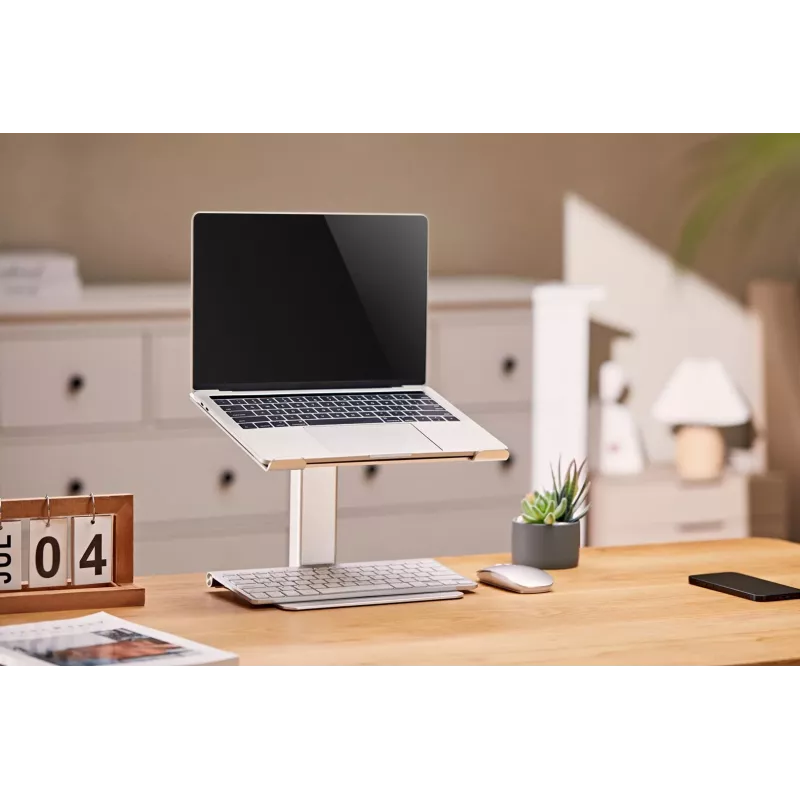 Gembird NBS-D1-02 stojan na notebook strieborný 39,6 cm (15,6