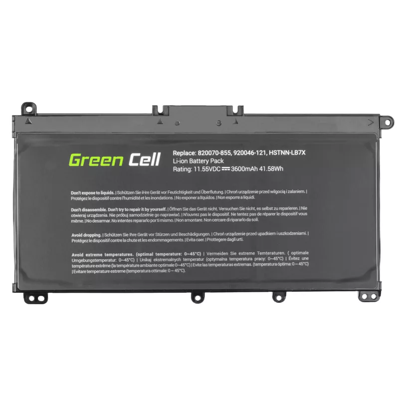 Batéria Green Cell HP145 pre HP Pavilion (LiPo 3600 mAh, 11,55 V, čierna)