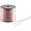 Reproduktorový kábel ShiverPeaks 21108-CCA 2×0,75 mm² transparentný CCA, dvojžilový