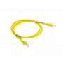 LANBERG RJ-45 Cat5e patch kábel PCU5-10CC-0100-Y, 1 m, U/UTP, CCA vodič, žltý