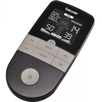 Elektrostimulačný TENS/EMS prístroj Beurer EM 1 RELIEF+ (model 60428) antracit