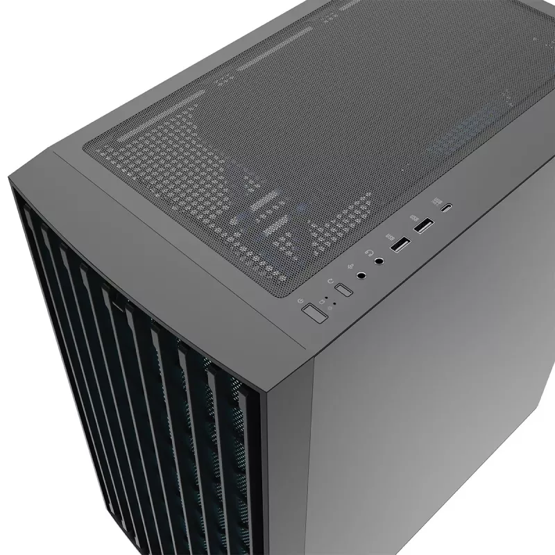 MODECOM BREEZE ARGB Flow MIDI USB 3.0 X 2 USB-C PC skriňa