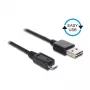 DELOCK kábel EASY-USB 2.0 Type-A konektor samec > USB 2.0 Type Micro-B konektor samec 50 cm čierny