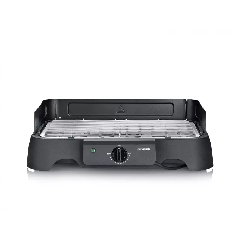Stolový elektrický gril SEVERIN PG 8593, 2000 W, obdĺžnikový rošt, čierny