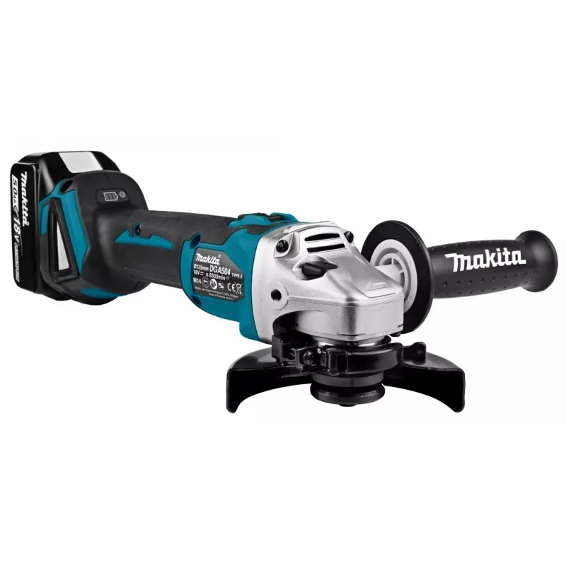 Makita DGA504RTJ uhlová brúska 12,5 cm 8500 ot/min 2,5 kg