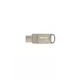 USB flash disk PATRIOT PS64GT560DS5D 64 GB USB 3.2 (USB-A & USB-C), otočné puzdro zo zliatiny zinku, strieborná