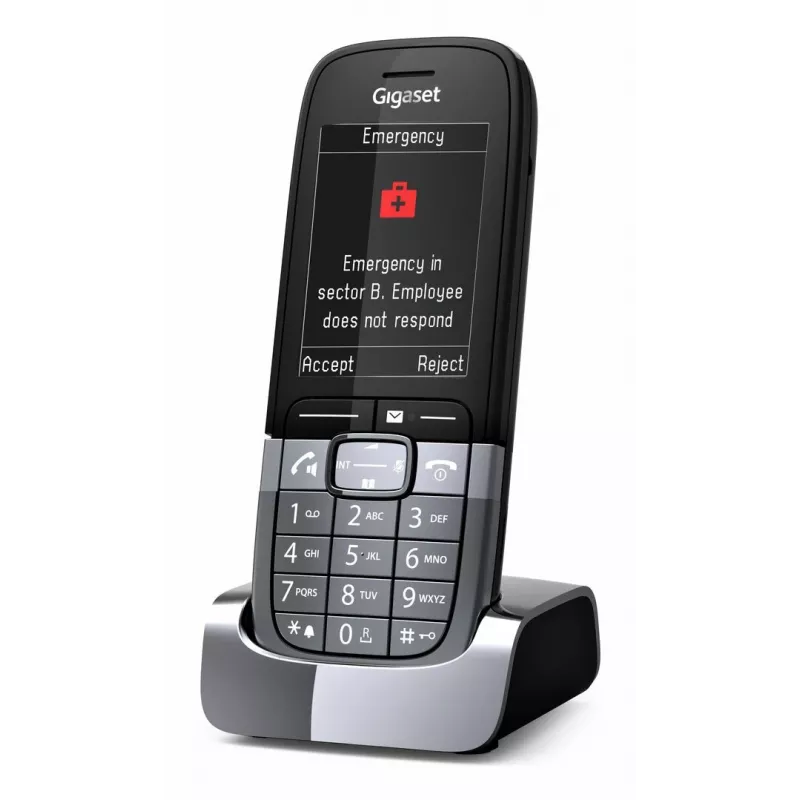 Gigaset SL850H Pro DECT telefón s identifikáciou volajúceho titán