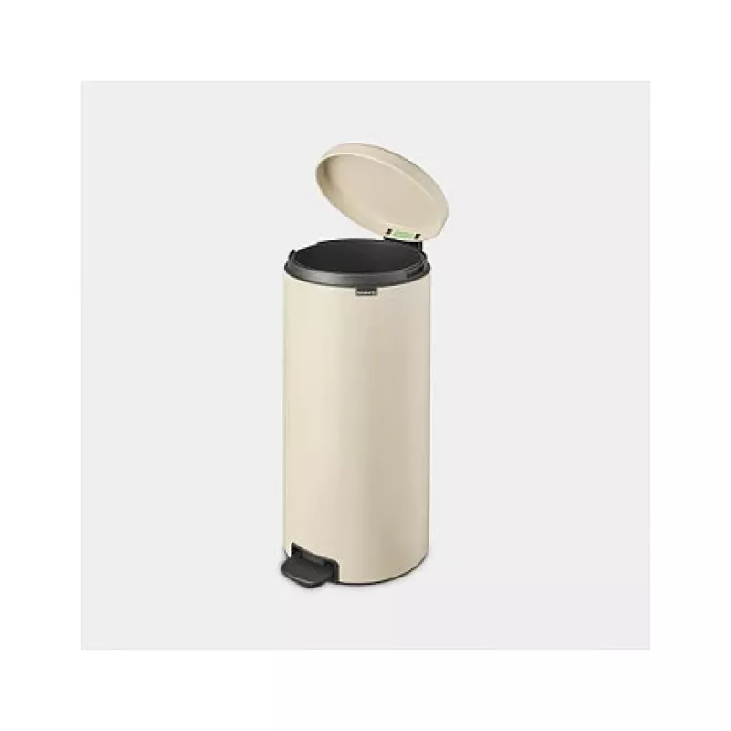 Brabantia NewIcon 30 L okrúhly béžový odpadkový kôš