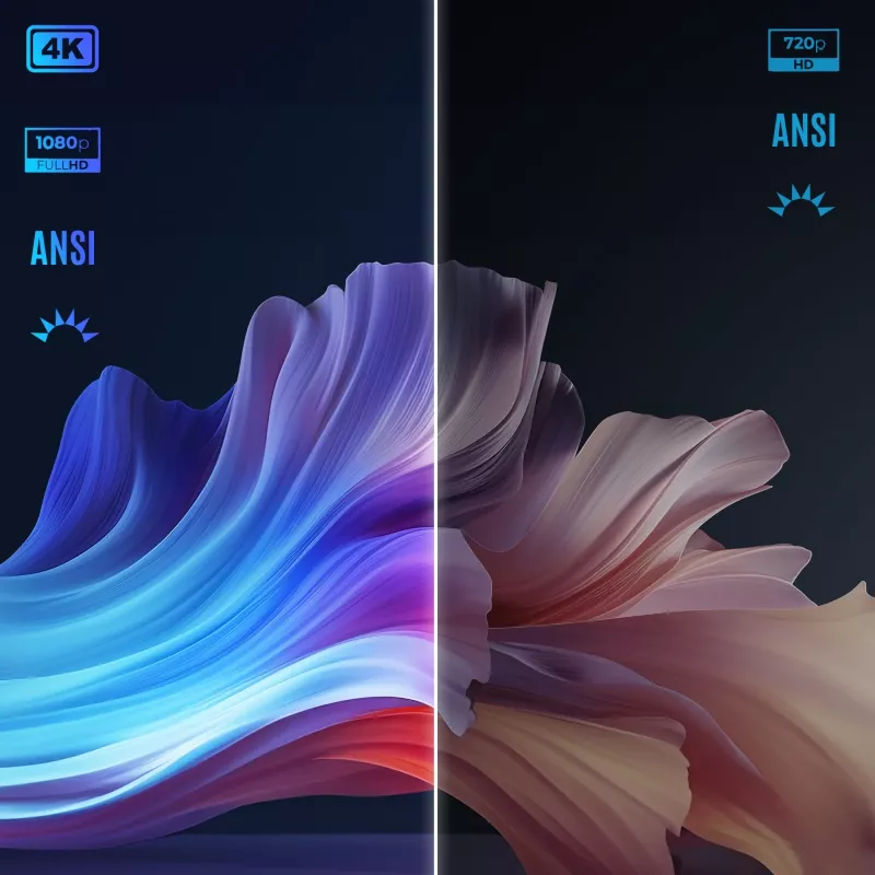Extralink Projektor Smart Life Vision Pro 450 ANSI, 1080p, Android 9.0