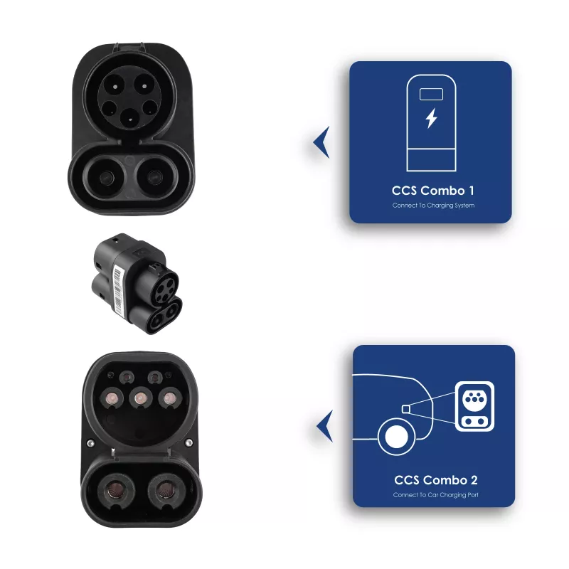 Akyga AK-SC-E11 Nabíjací adaptér pre elektromobily CCS1 / CCS2 Compact 150A