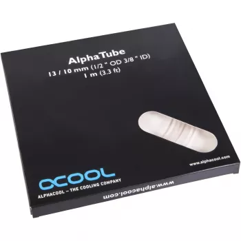 Rúrka Alphacool 17494 priehľadná PVC priemer 1,3 cm dĺžka 100 cm