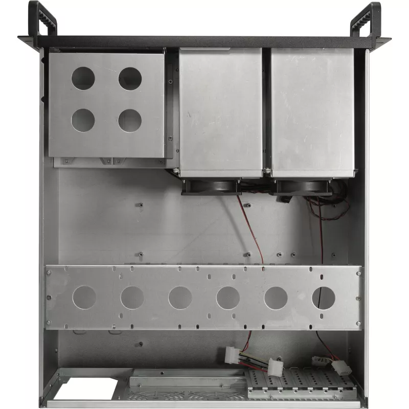 Rackmount skriňa INTER-TECH IPC 4U-4508 čierna — 4U serverové/PC puzdro, Rackmount