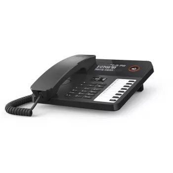 Káblový stolný telefón Gigaset DESK 600 čierny – káblový stolný telefón s funkciou volania