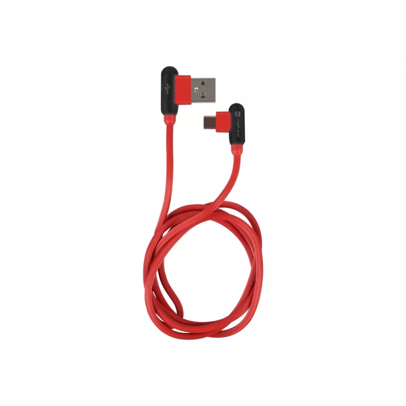 USB kábel NATEC NKA-1201 USB 2.0 1 m USB A USB C čierny červený