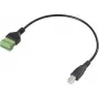 Renkforce USB 2.0 adaptérový kábel [1x 2.0 konektor samec B - 1x svorková prípojka] RF-6443964 30 cm (RF-6443964)
