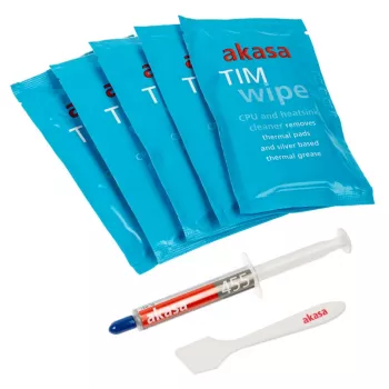 Akasa TIM Wipe Kit čistiace utierky + teplovodivá pasta