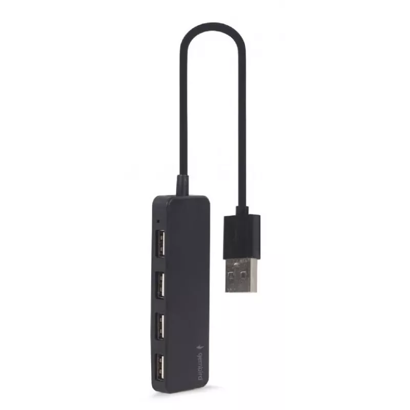 USB 2.0 hub Gembird UHB-U2P4-06 — 4 porty, kompaktné USB rozšírenie