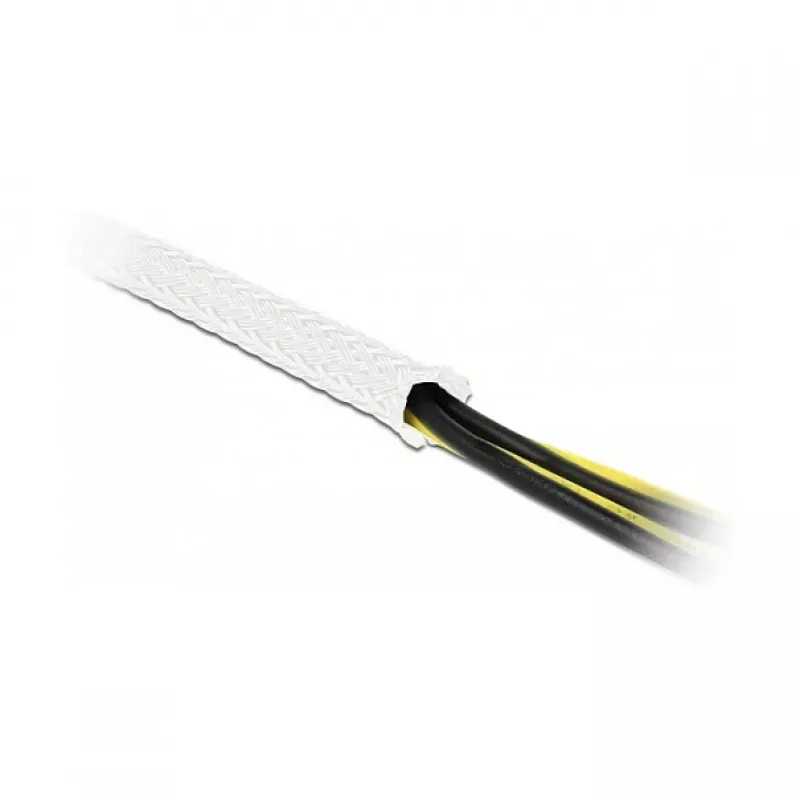 Pletená hadica DeLOCK 20806 10 m x 25 mm biela