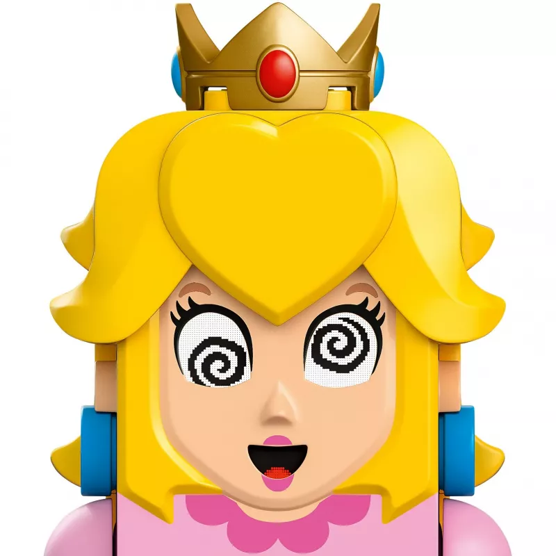 Konštrukčná hračka LEGO 71441 Super Mario interaktívna figúrka LEGO Peach súprava, kompatibilná so systémom LEGO