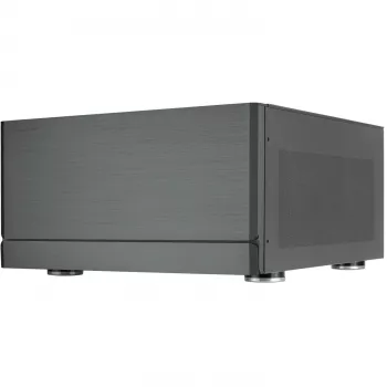 SilverStone Crown 04 PC skriňa SST-CW04TB — HTPC formát, podpora SSI-EEB, tmavosivá