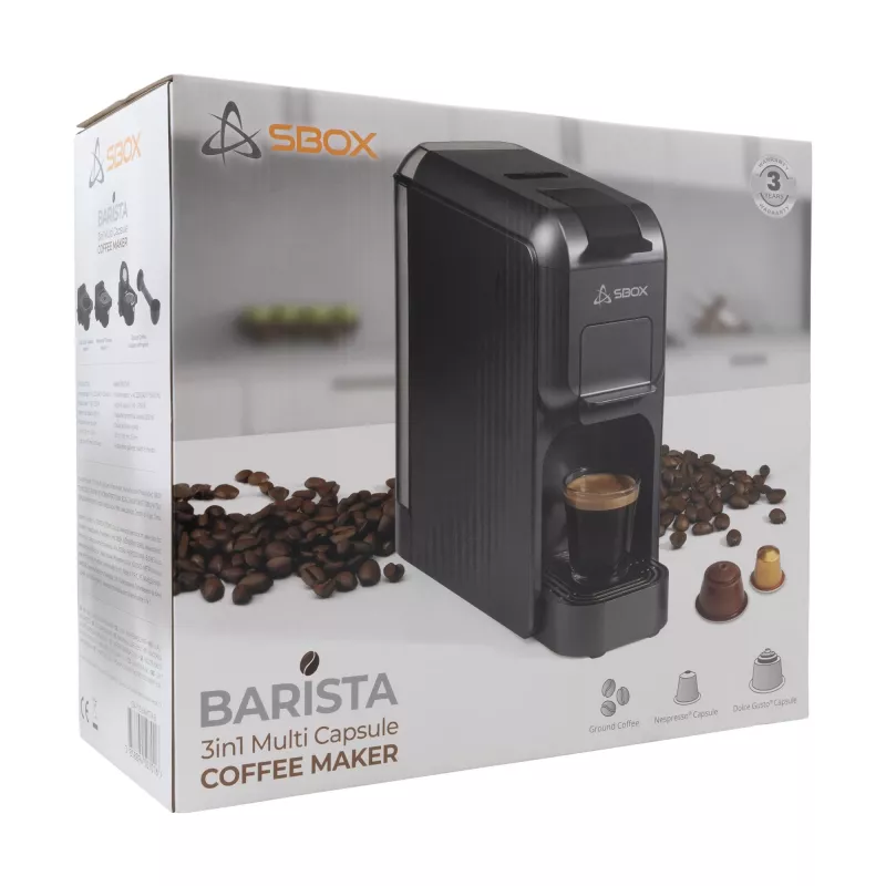 Kávovar SBOX 1,5L CM-719 Barista čierna
