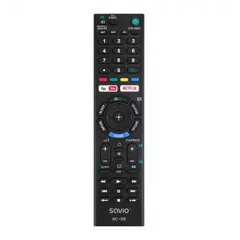 Savio RC-08 diaľkový ovládač TV tlačidlá