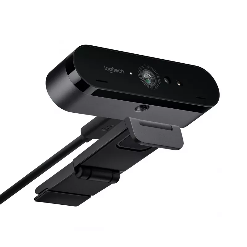 Logitech BRIO 4K Ultra HD Pro webkamera 960-001106, 4096x2160, HDR, RightLight 3, 5-násobný digitálny zoom, automatické ostrenie, USB 3.0 (USB-C), čierna