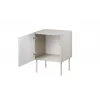 Nočný stolík Cama Meble ISLA 44,5x40x59 cm cashmere matný, MDF & drevotrieska, sada 2 ks