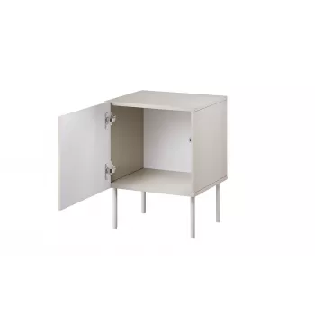 Nočný stolík Cama Meble ISLA 44,5x40x59 cm cashmere matný, MDF & drevotrieska, sada 2 ks