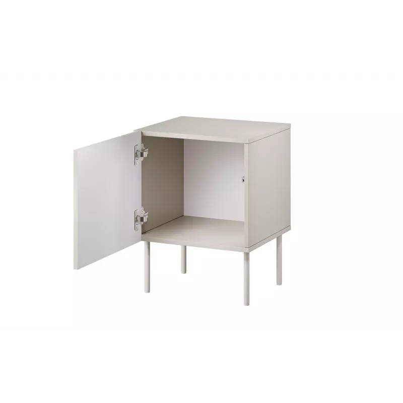 Nočný stolík Cama Meble ISLA 44,5x40x59 cm cashmere matný, MDF & drevotrieska, sada 2 ks
